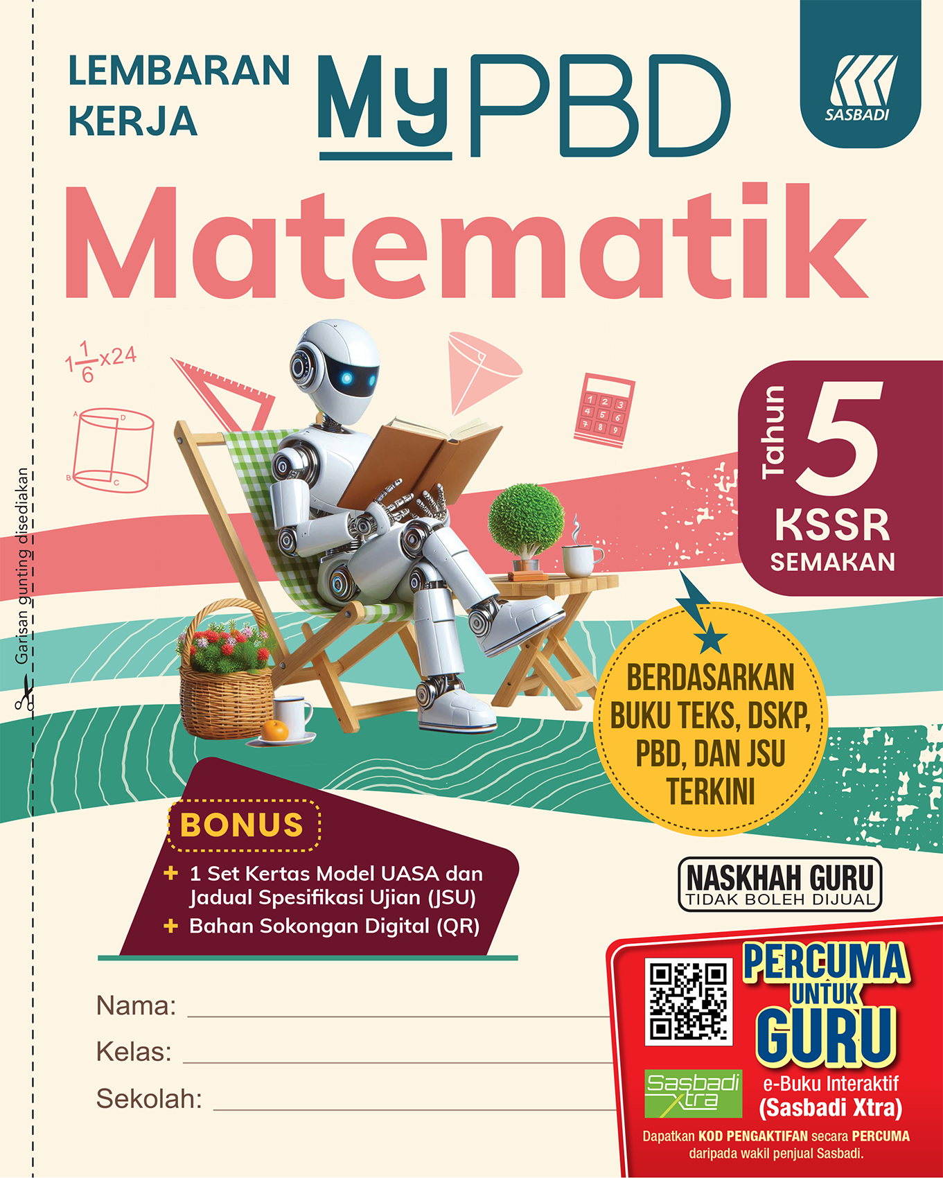 LEMBARAN KERJA MYPBD KSSR MATE TAHUN 5 Cover
